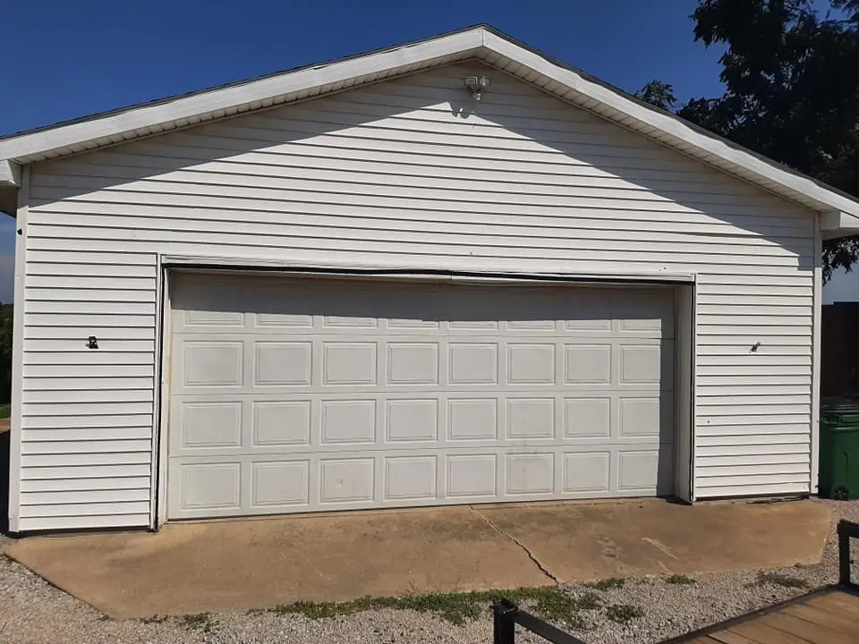 ACJ Overhead Door before and after garage door transformation before