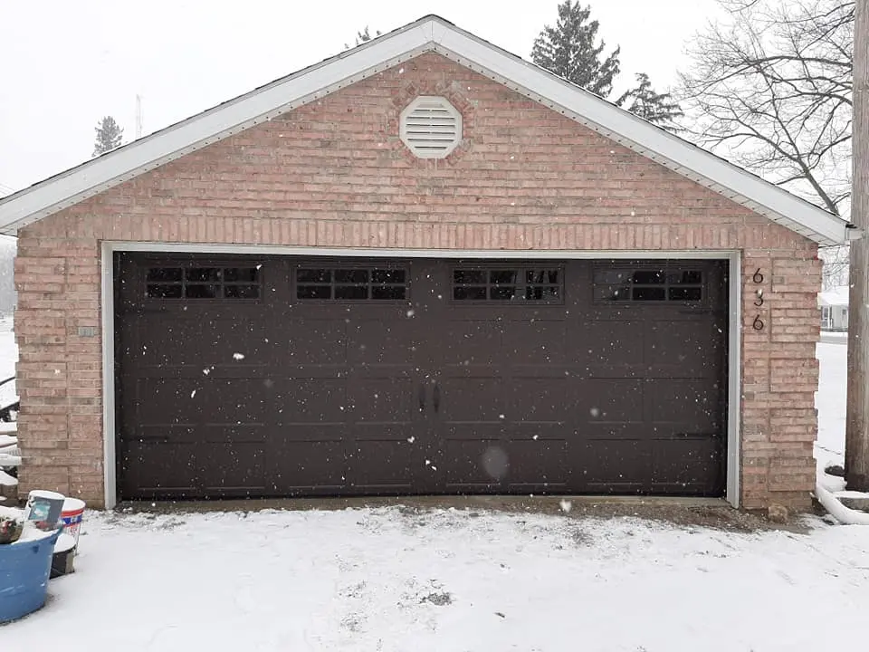 ACJ Overhead Door finished garage door installation